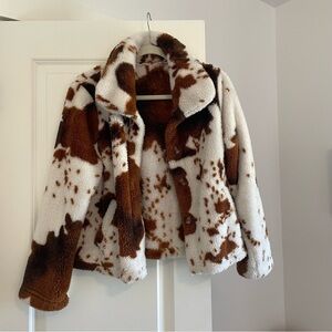 Cow Print Jacket